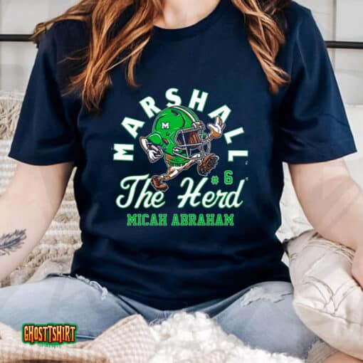 Marshall Thundering Herd Ncaa Football Micah Abraham Unisex T-Shirt