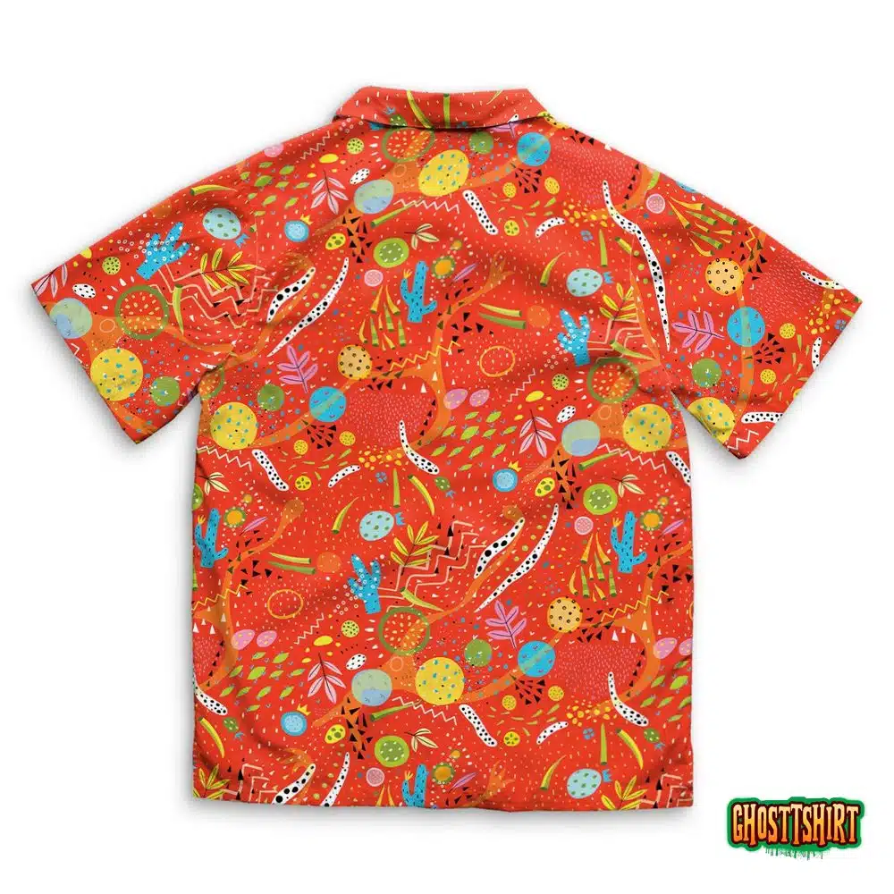 Mexican Spicy Chilli Seamless Pattern Hawaiian Beach Shirt