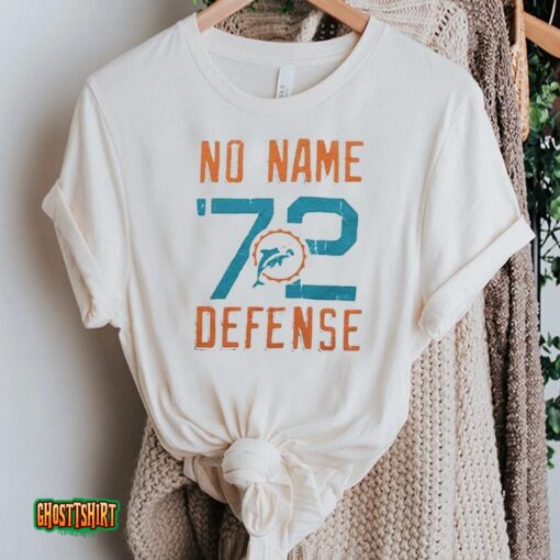Miami Dolphins 72 No Name Defense Unisex T-Shirt