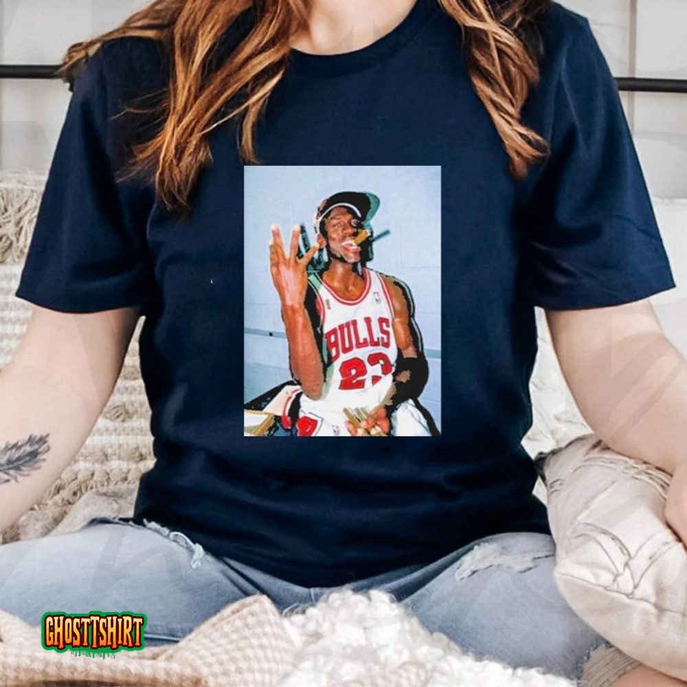 Michael Jordan Smoking Cigar Unisex T-Shirt
