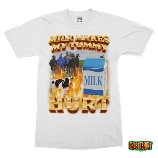 Milk Makes My Tummy Hurt Vintage Unisex T-Shirt