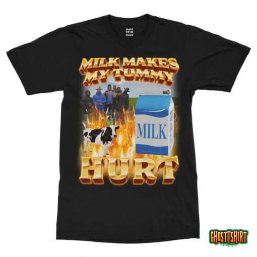 Milk Makes My Tummy Hurt Vintage Unisex T-Shirt