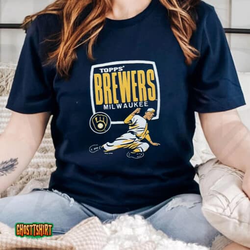 Mlb X Topps Milwaukee Brewers Unisex T-Shirt
