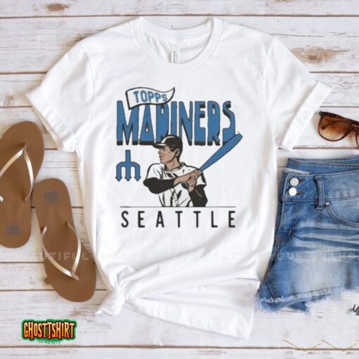 Mlb X Topps Seattle Mariners Unisex T-Shirt