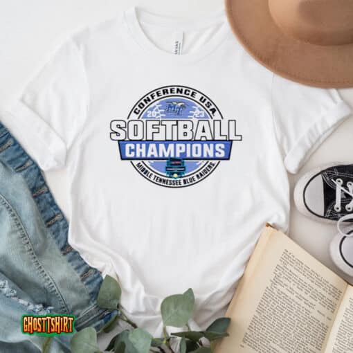 Mtsu Blue Raiders 2023 Ncaa C Usa Softball Conference Tournament Champions Unisex T-Shirt