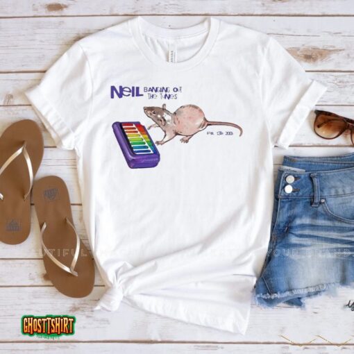 Neil Banging Out The Tunes Unisex T-Shirt