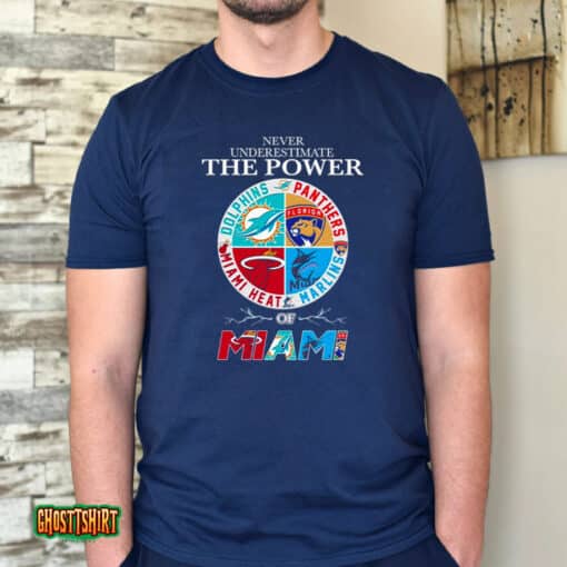 Never Underestimate The Power Of Miami 2023 Unisex T-Shirt