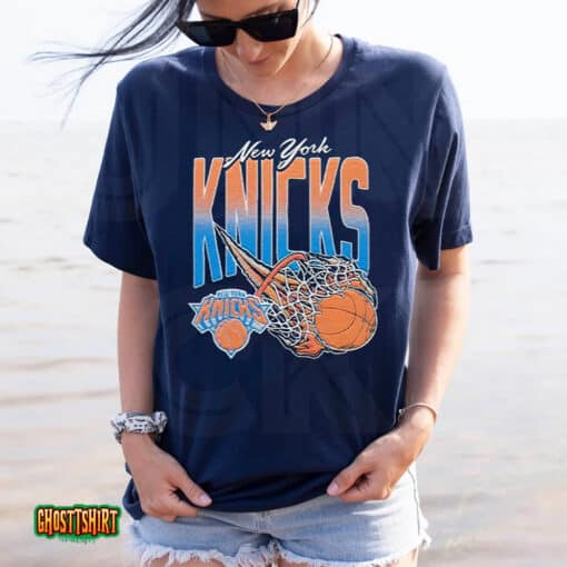 New York Knicks On Fire Unisex T-Shirt