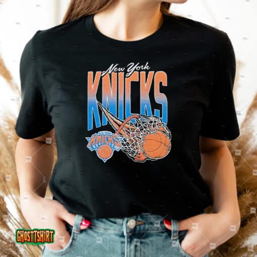 New York Knicks On Fire Unisex T-Shirt