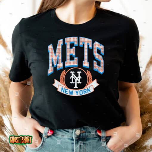 New York Mets Plaid Unisex T-Shirt