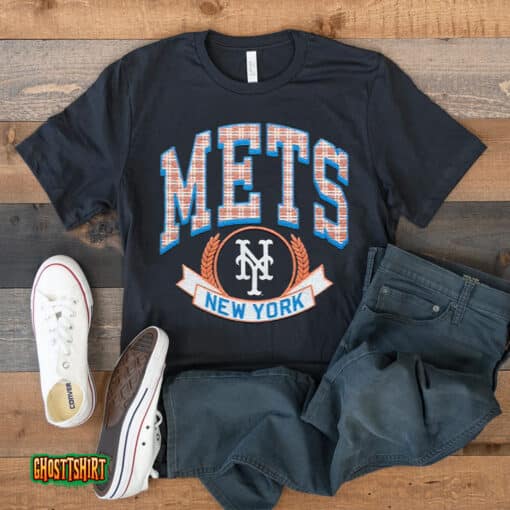 New York Mets Plaid Unisex T-Shirt