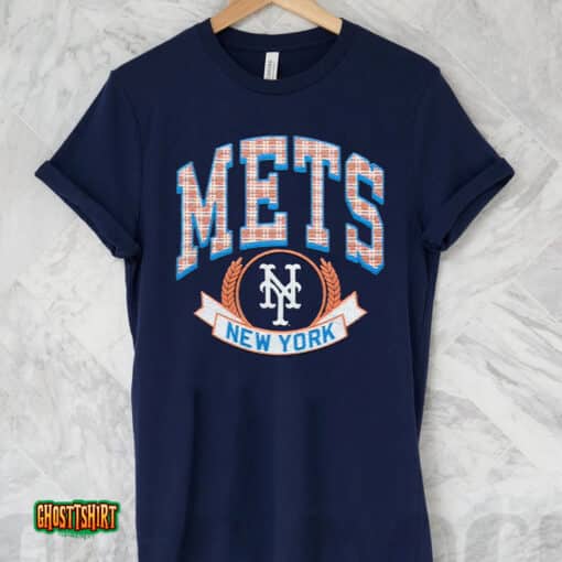 New York Mets Plaid Unisex T-Shirt