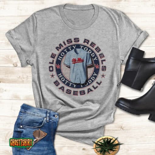Ole Miss Rebels Baseball Jersey Hotty Toddy Unisex T-Shirt