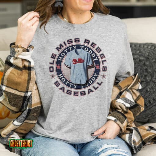 Ole Miss Rebels Baseball Jersey Hotty Toddy Unisex T-Shirt