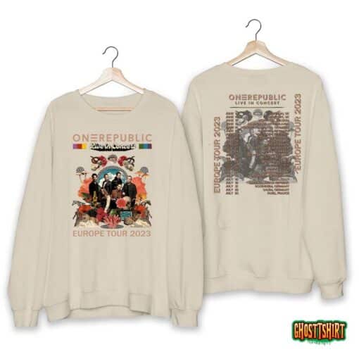 OneRepublic 2023 Europe Tour Shirt