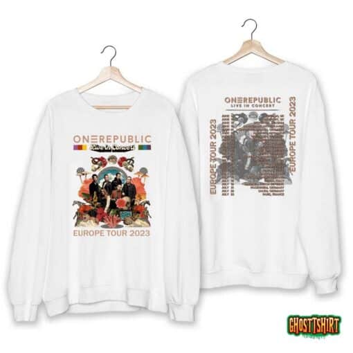 OneRepublic 2023 Europe Tour Shirt