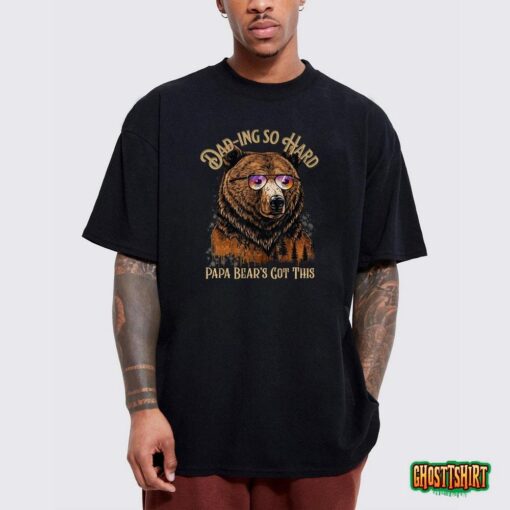 Papa Bear Funny Fathers Day Gift T-Shirt