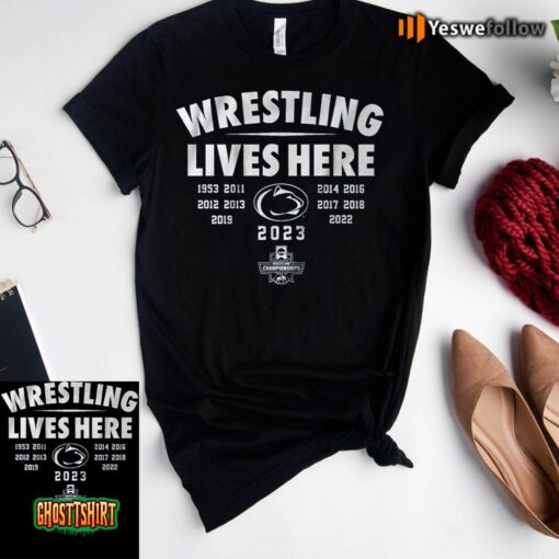 Penn State Wrestling Lives Here Unisex T-Shirt