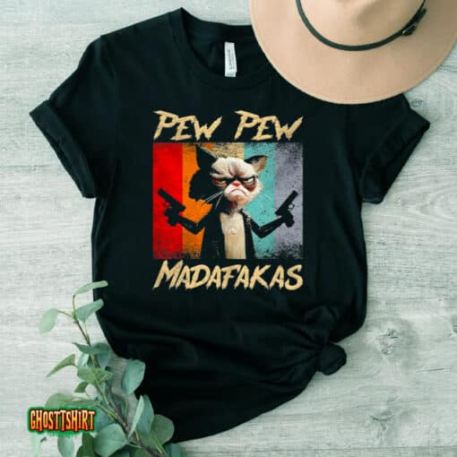 Pew Pew Madafakas Vintage Unisex T-Shirt