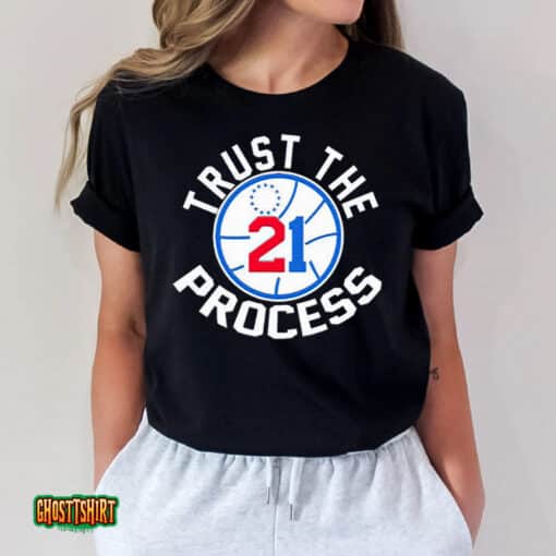 Philadelphia 76ers Joel Embiid Trust The Process Unisex T-Shirt