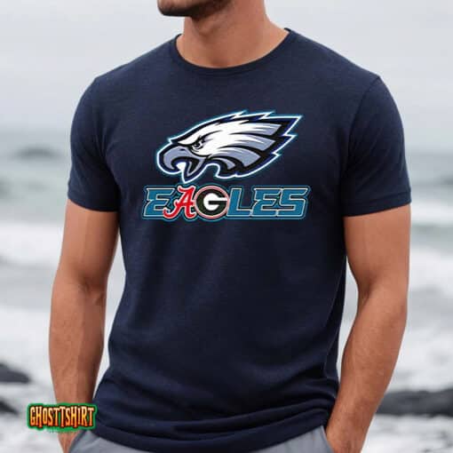 Philadelphia Alabama Georgia Bulldogs Eagles Logo Unisex T-Shirt