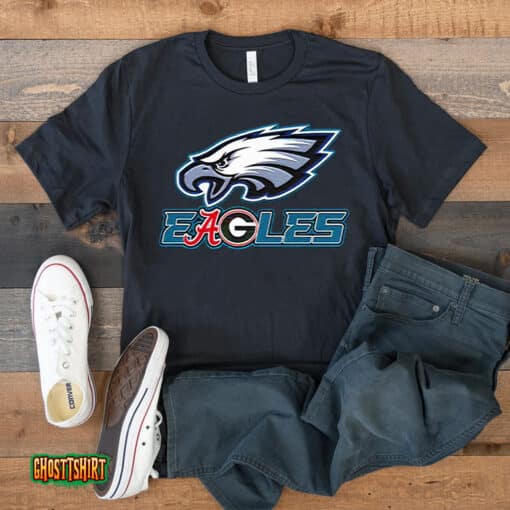 Philadelphia Alabama Georgia Bulldogs Eagles Logo Unisex T-Shirt