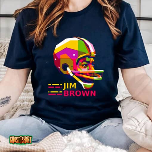 Pop Art Portrait Jim Brown Unisex T-Shirt