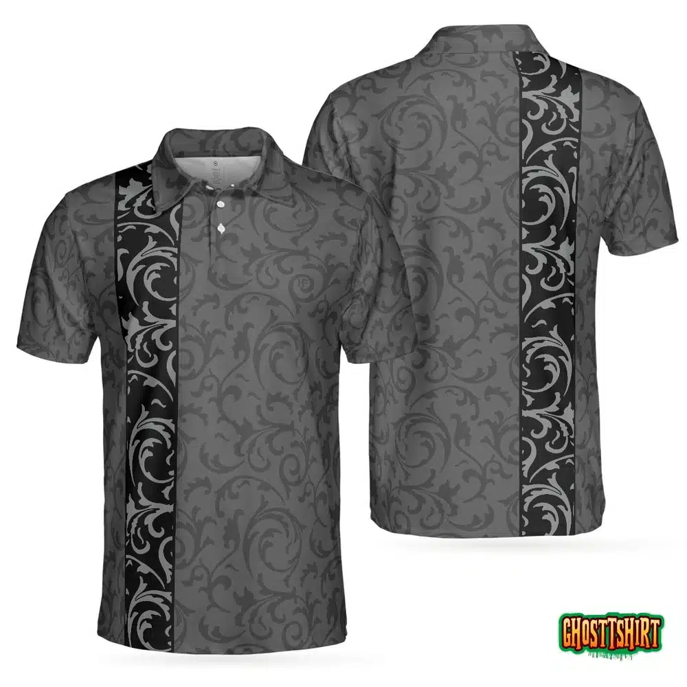 Premium Floral Modern Style Short Sleeve Polo Shirt