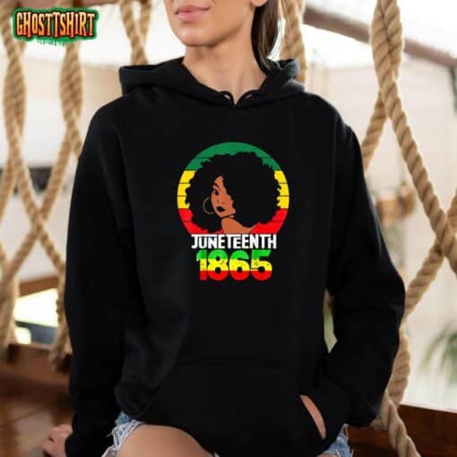 Retro Juneteenth Day 1865 Afro Melanin Black Women Men Kids T-Shirt