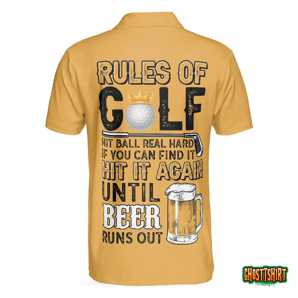 Rules Of Golf Polo Shirt