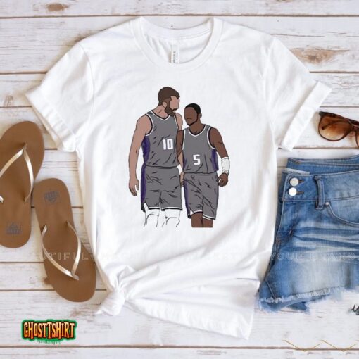 Sacramento Kings Sabonis And Fox Cartoon Unisex T-Shirt