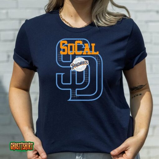 San Diego Padres Baseball Socal Rewind Unisex T-Shirt