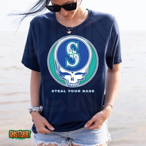 Seattle Mariners Steal Your Base Athletic Unisex T-Shirt
