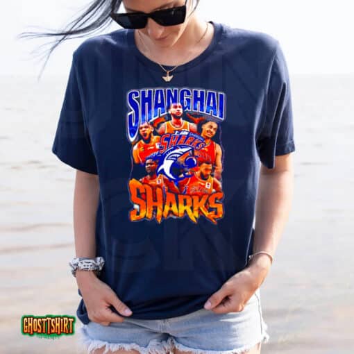Shanghai Sharks Players Picture Collage Unisex T-Shirt