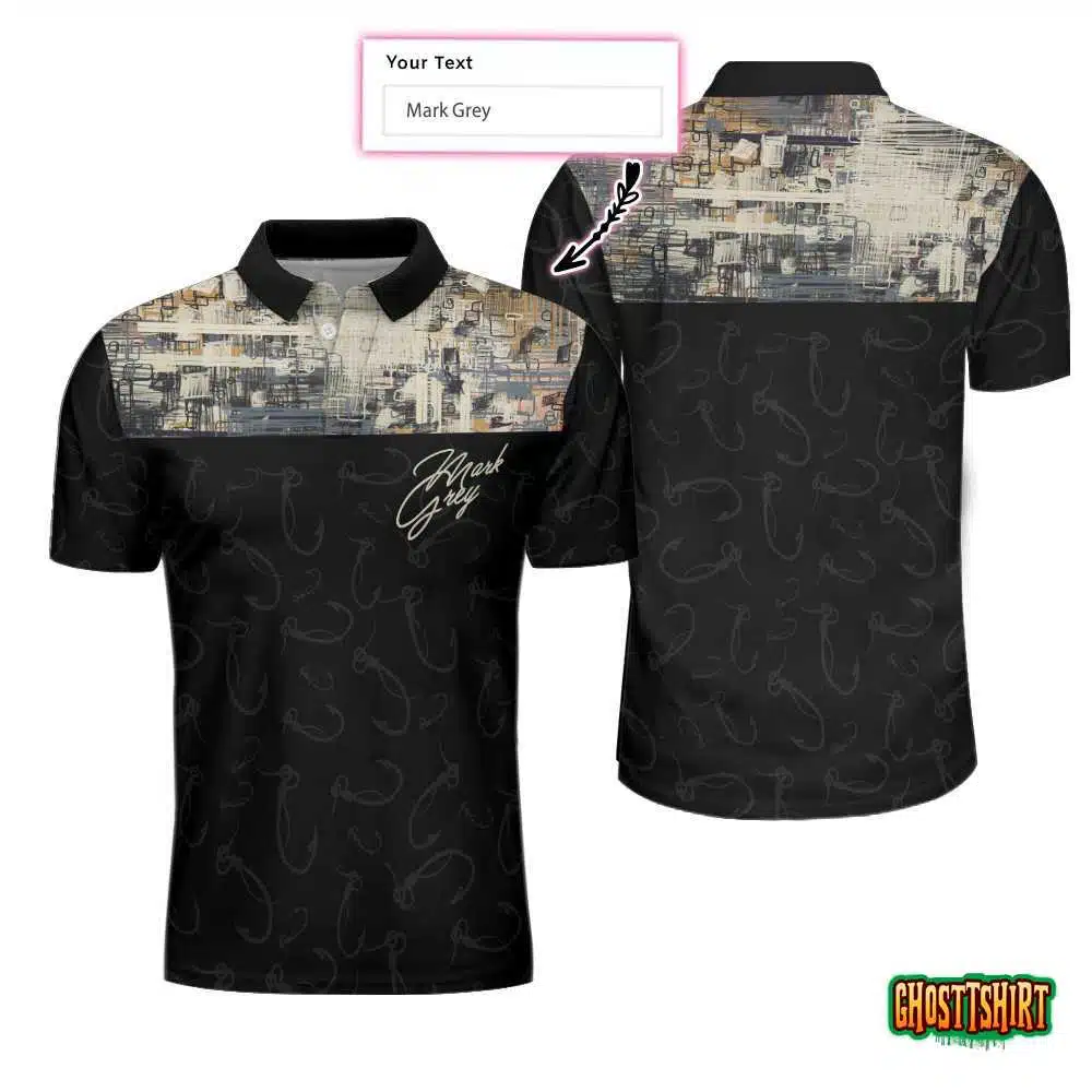 Simple Camo Elegant All Over Print Custom Polo Shirt