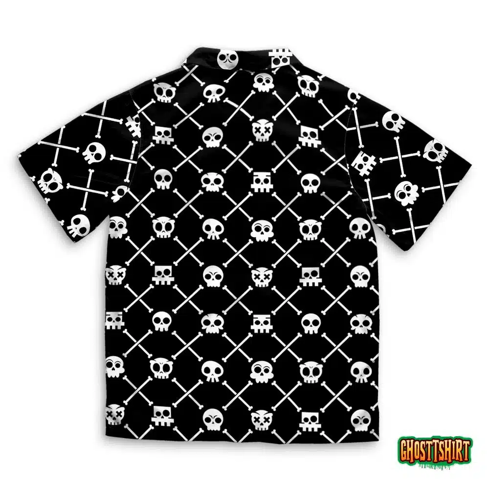 Skull Seamless Pattern Mexican Hawaiian Beach Shirt