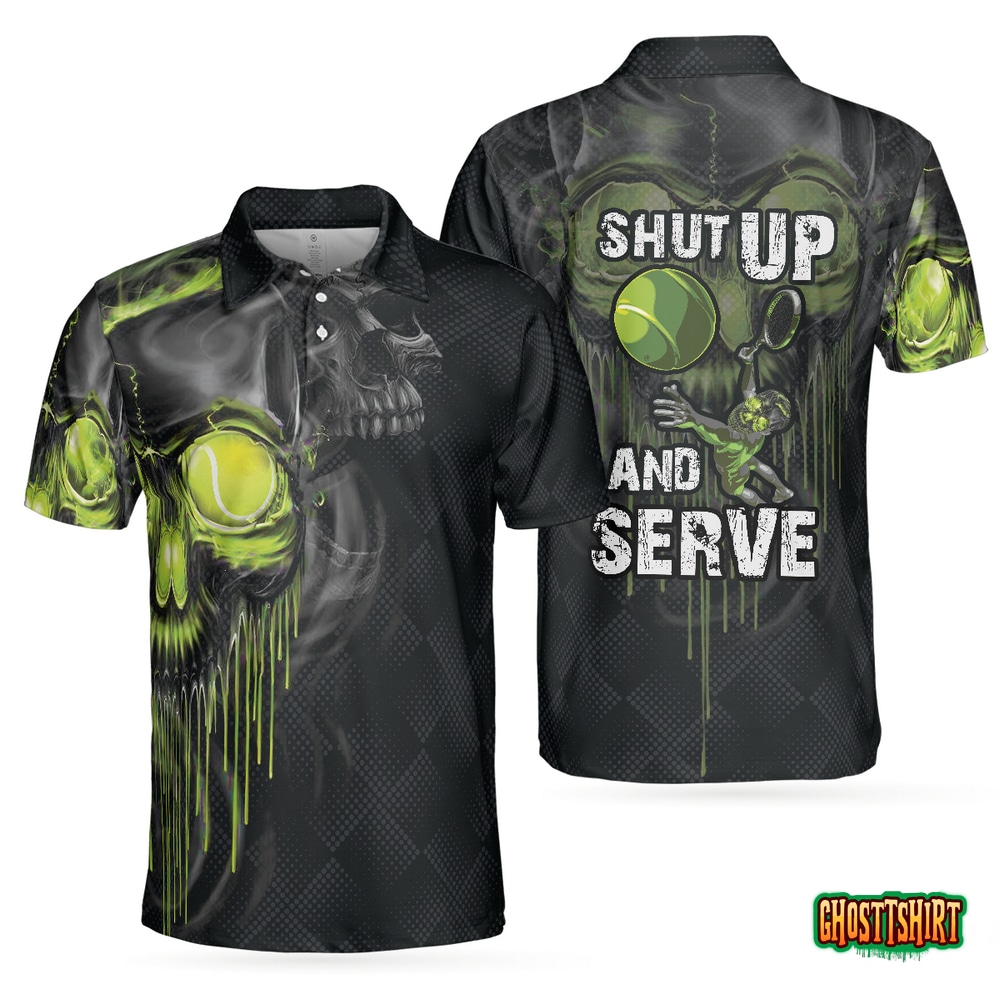 Skull Tennis Polo Shirt