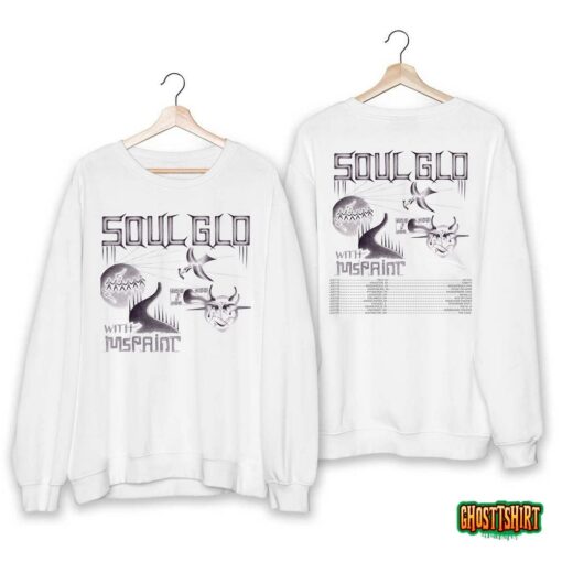 Soul Glo and Mspaint 2023 Tour Shirt