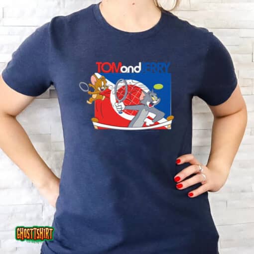 Sports Art Tom And Jerry Tennis Stars Unisex T-Shirt