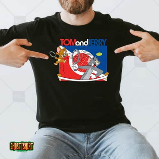 Sports Art Tom And Jerry Tennis Stars Unisex T-Shirt
