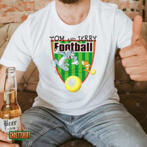 Sports Lover Soccer Football Tom And Jerry Unisex T-Shirt