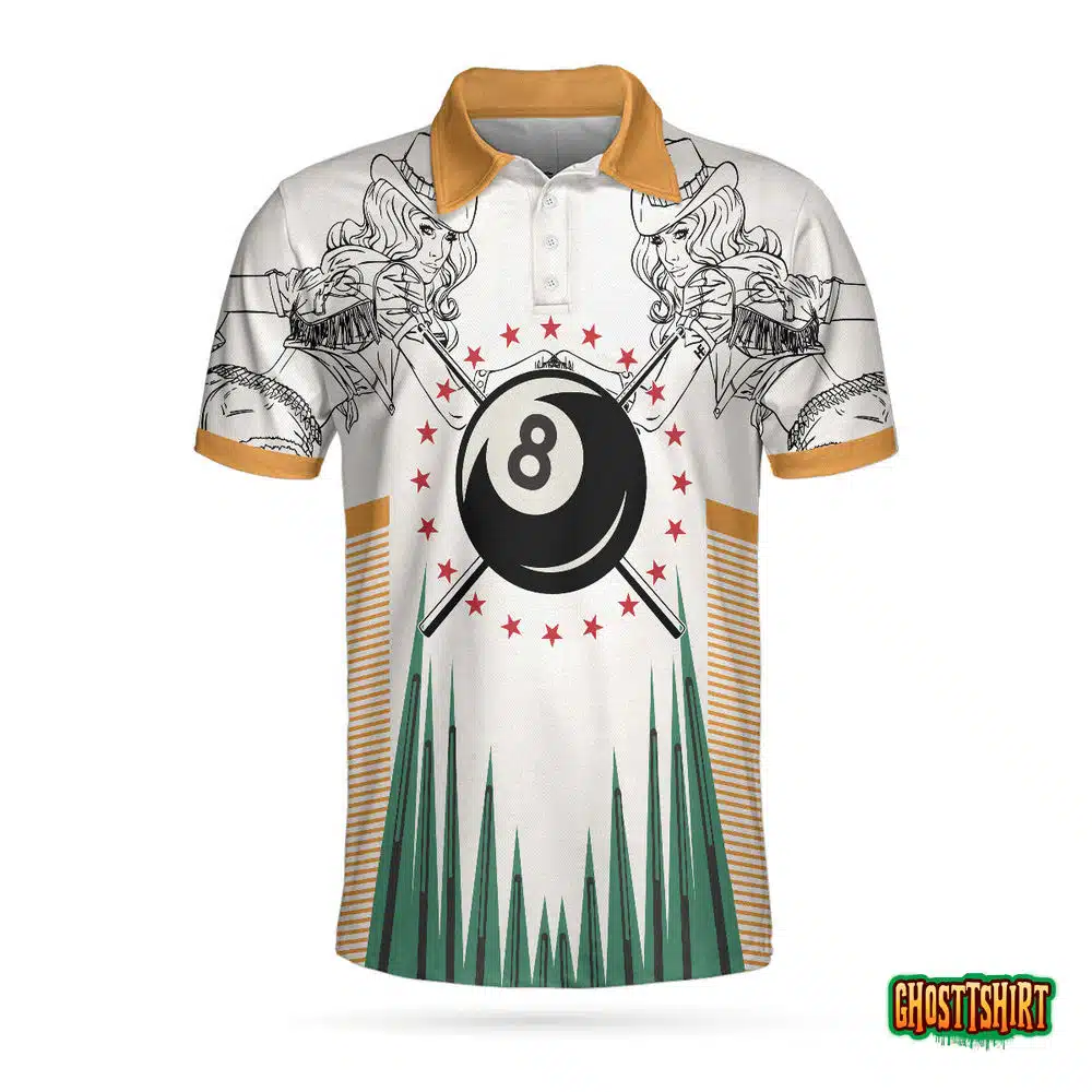 Stroke It Don’t Poke It Billiards Polo Shirt