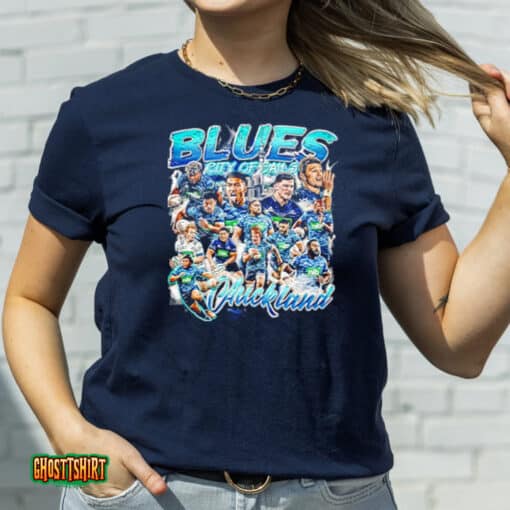 Super Rugby Alk Blues City Of Sails Auckland Unisex T-Shirt