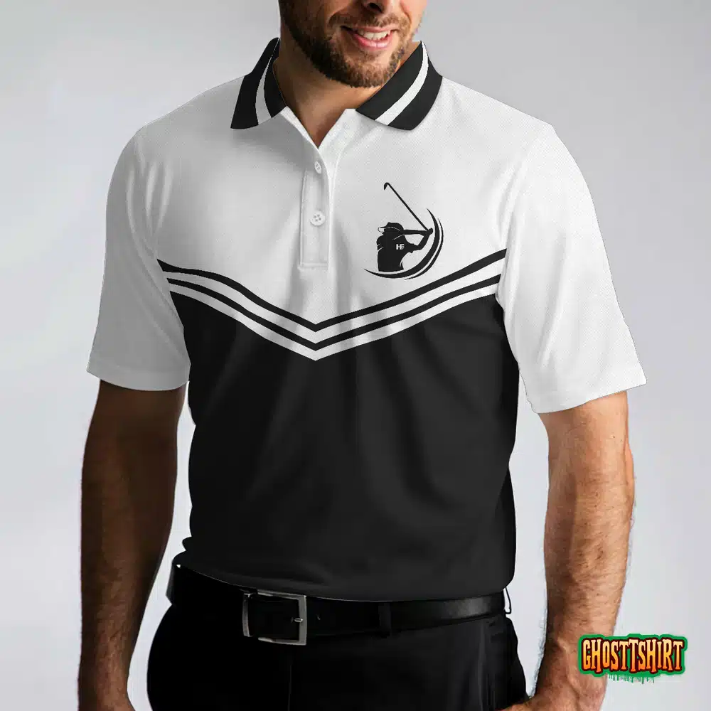 Swing Hard In Case You Hit It Short Sleeve Polo Shirt