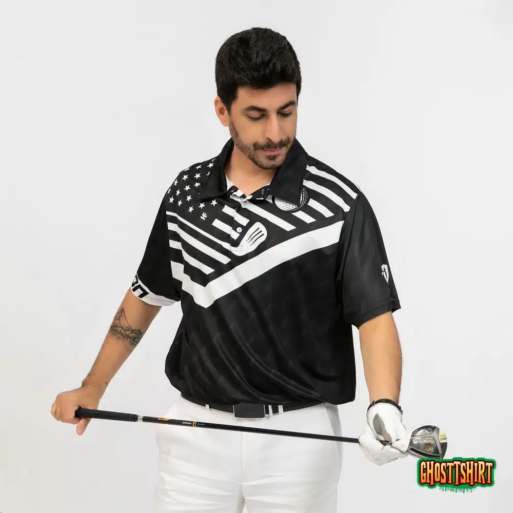 Swing Swear Drink Repeat Custom Polo Shirt