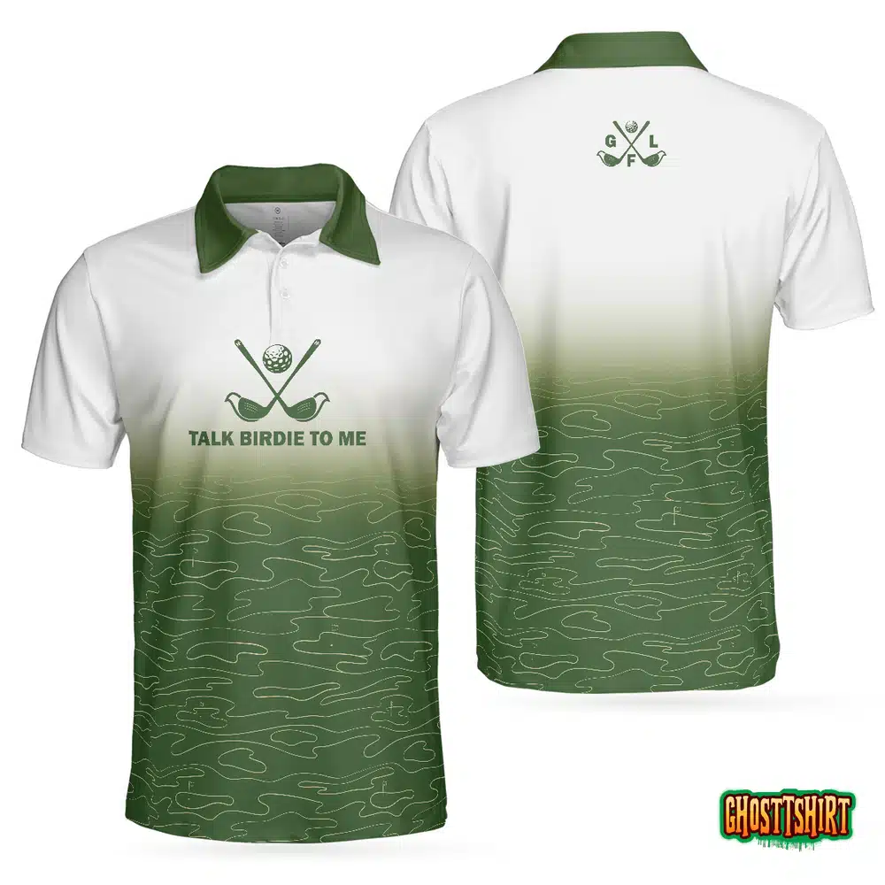 Talk Birdie To Me Golf Polo Shirt
