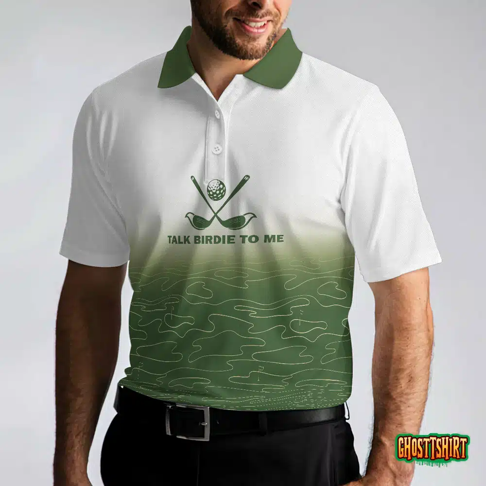 Talk Birdie To Me Golf Polo Shirt