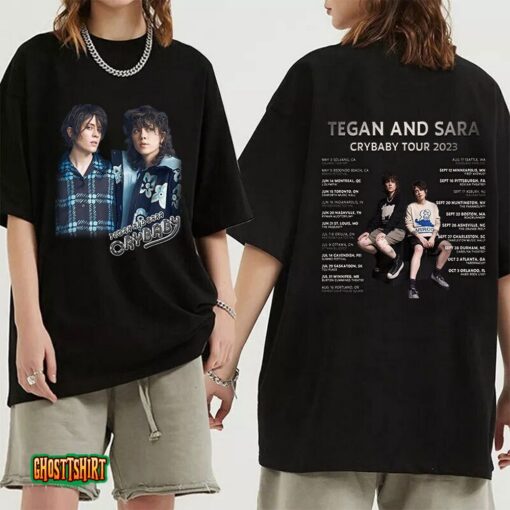 Tegan and Sara Cry baby Tour 2023 Shirt