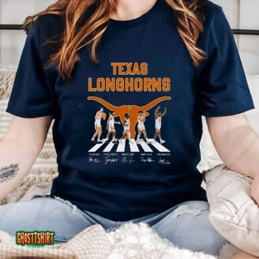 Texas Longhorns Signature Abbey Road Signatures 2023 Men’s Unisex T-Shirt