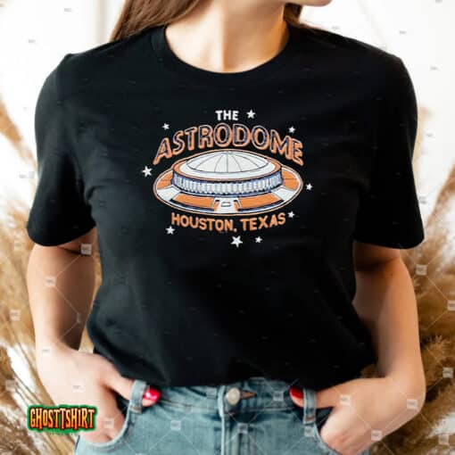 The Astrodome Houston Texas Houston Astros Baseball Tunisex T-Shirt